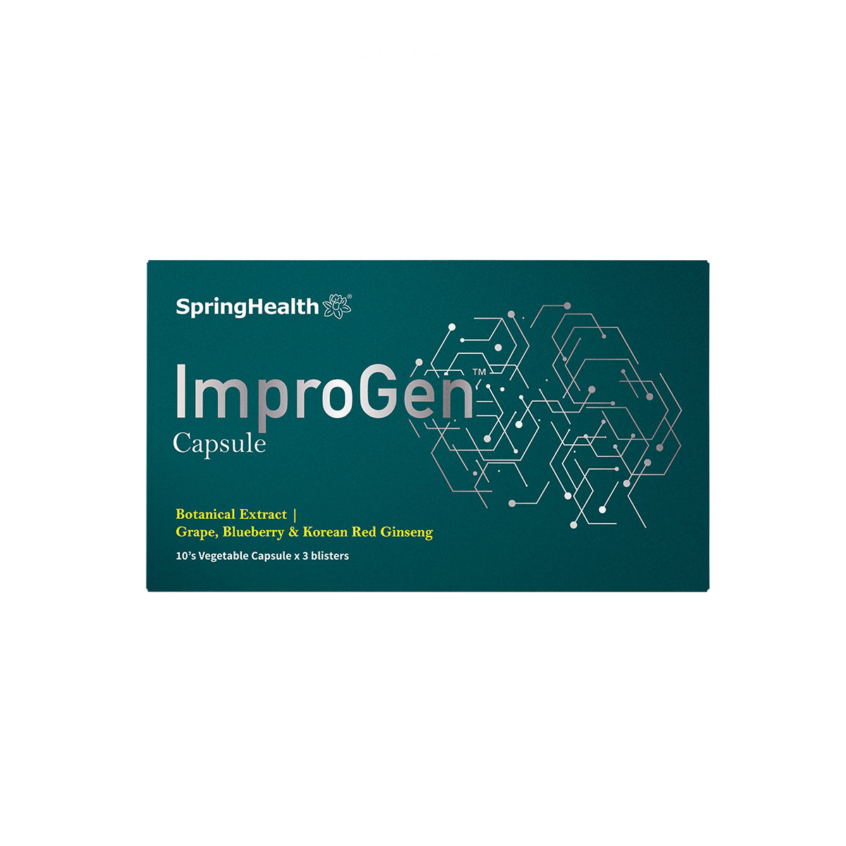 SpringHealth® ImproGen® Vegetable Capsules (30'S)