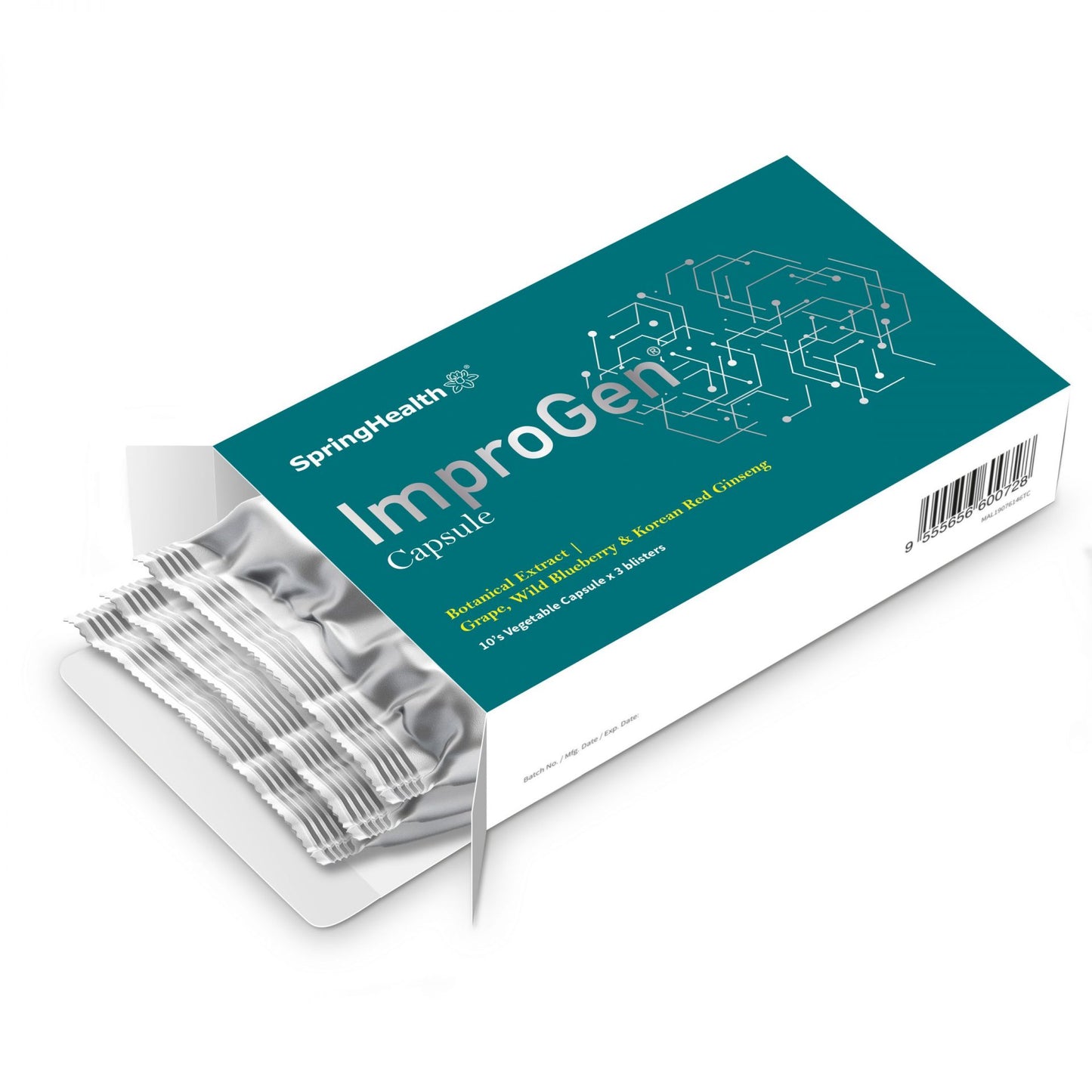 SpringHealth® ImproGen® Vegetable Capsules (30'S)