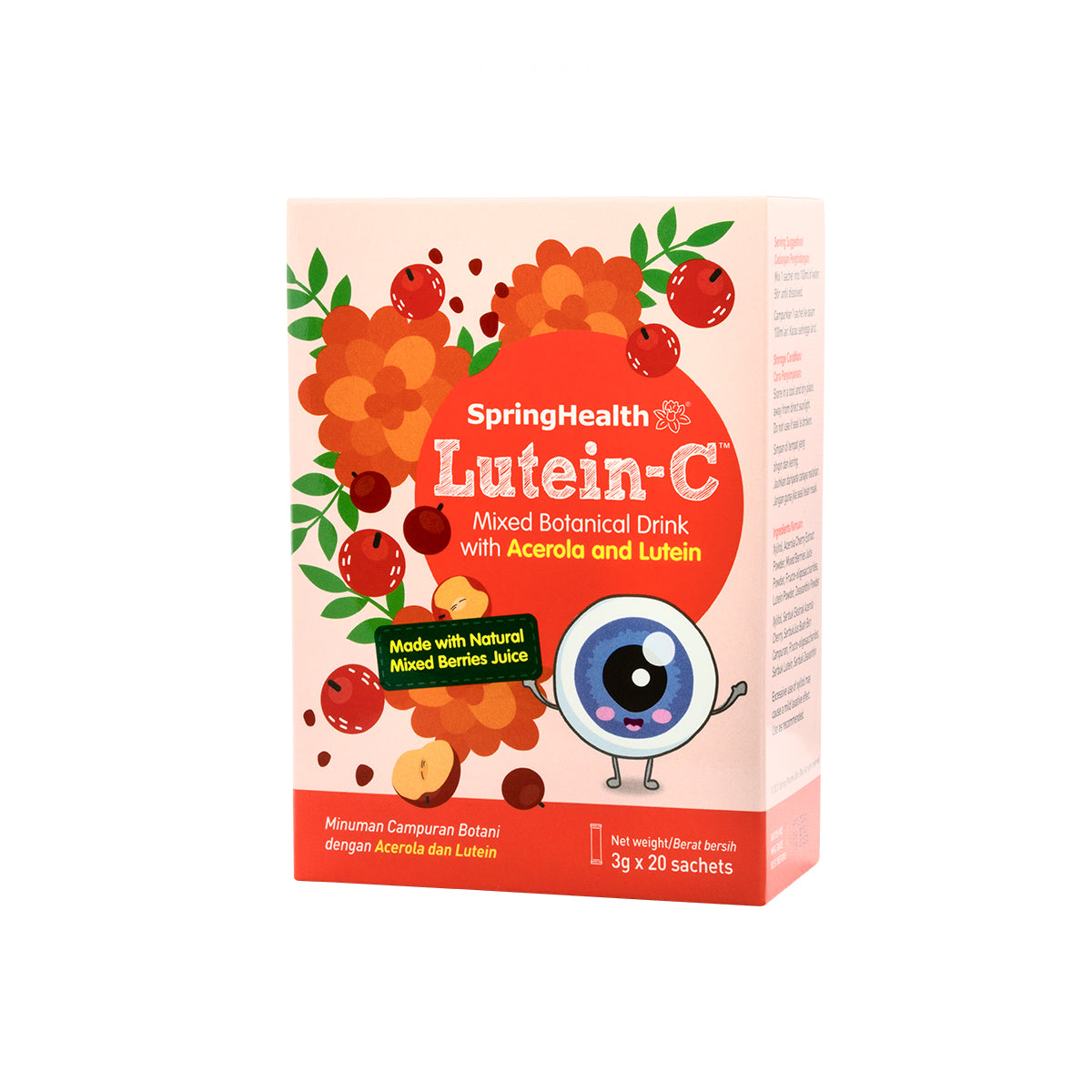 SpringHealth® Lutein-C® Mixed Botanical Drink with Acerola & Lutein (20's)