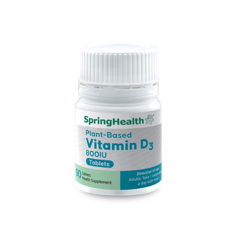 SpringHealth® PlantBased Vitamin D3 (90 Tablets)