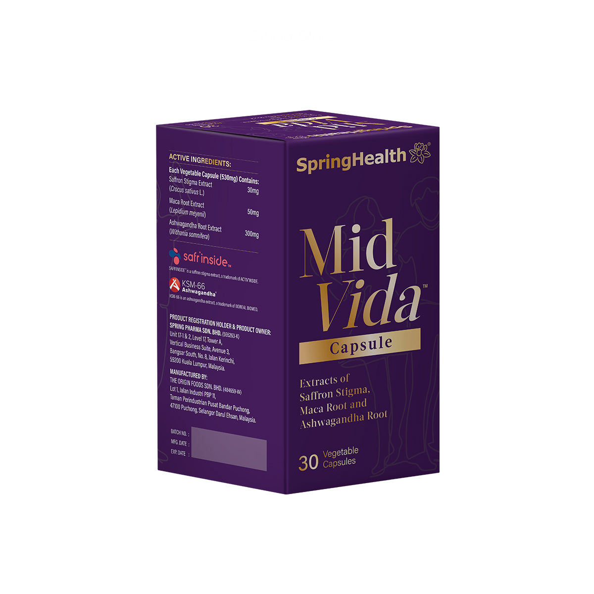 SpringHealth® MidVida® Capsule (30'S)