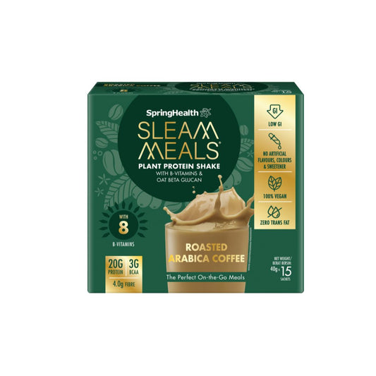 SpringHealth® SleamMeals® Arabica Coffee Plant Protein Shake (15's)