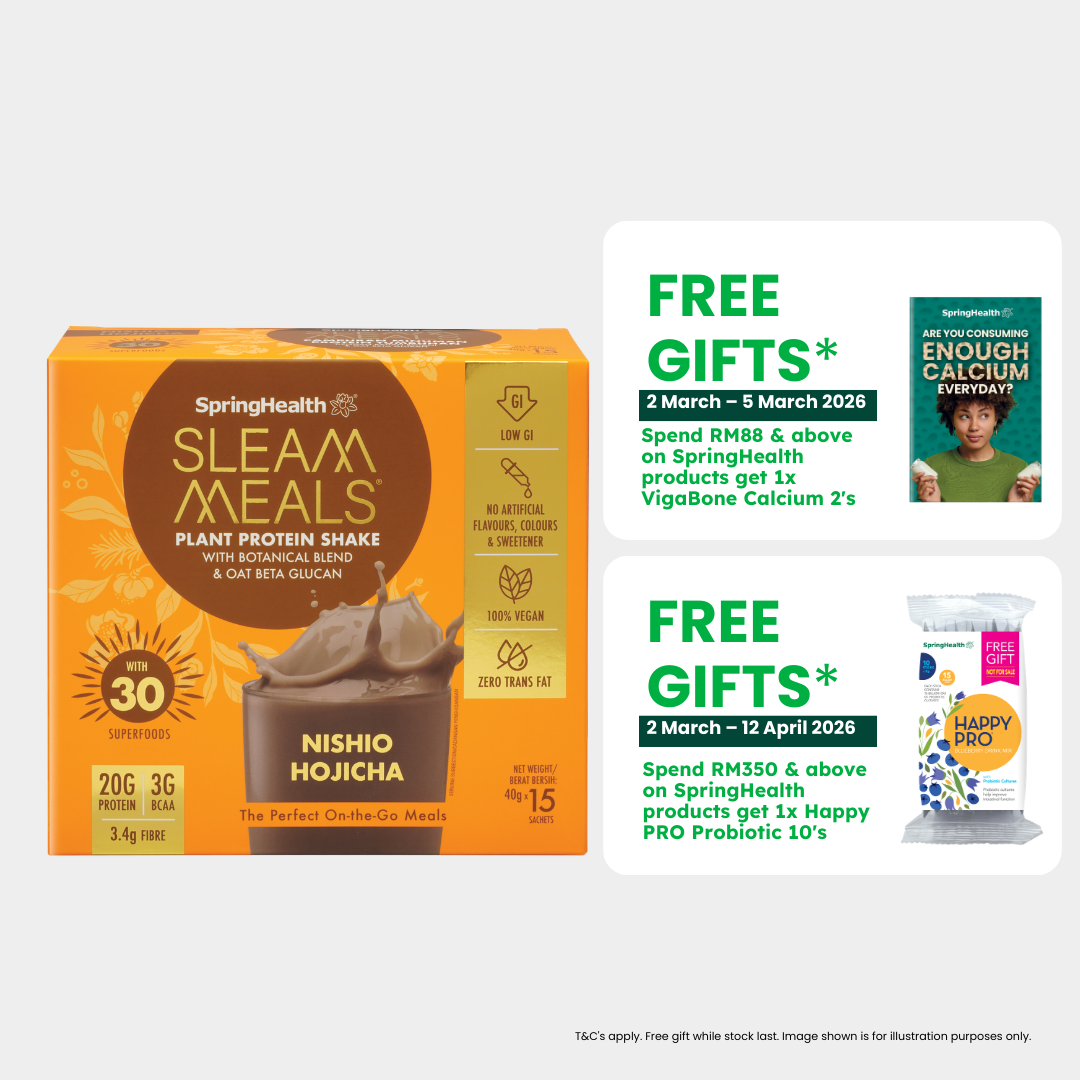 SleamMeals® Creamy Nishio Hojicha Plant Protein Shake (15'S)