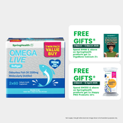 Omegalive® Odourless Fish Oil 1500mg (2x60's)