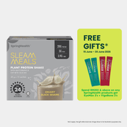 SleamMeals®  Creamy Black Sesame Plant Protein Shake  (15'S)