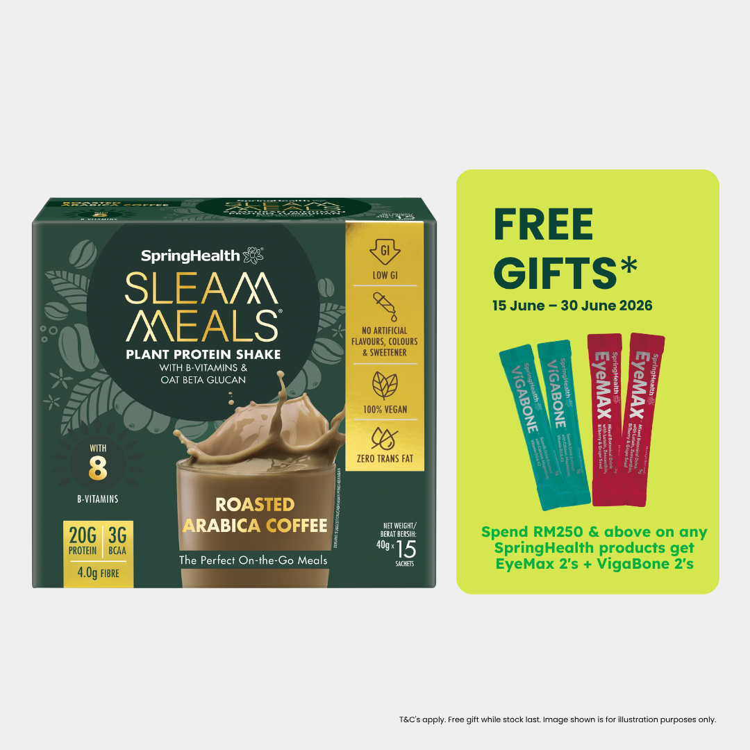 SleamMeals® Arabica Coffee Plant Protein Shake (15's)