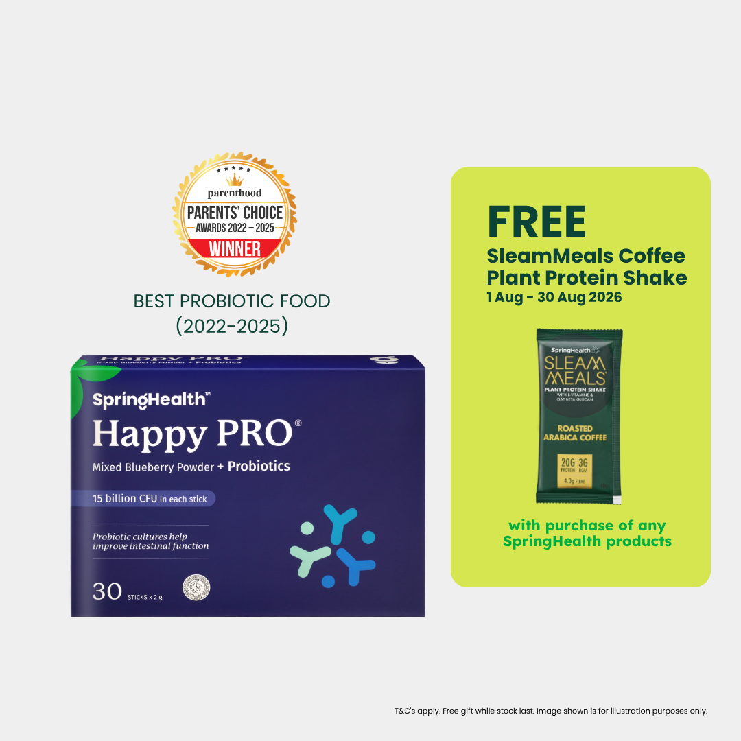 Happy PRO®  Mixed Blueberry Powder + Probiotics (30's)