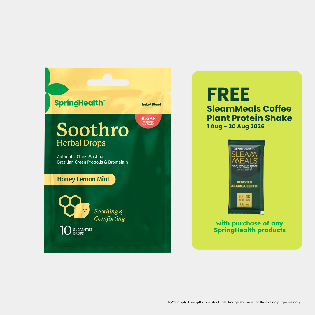Soothro Herbal Drops - Honey Lemon Mint Flavour (10's)
