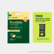 Soothro Herbal Drops - Honey Lemon Mint Flavour (10's)