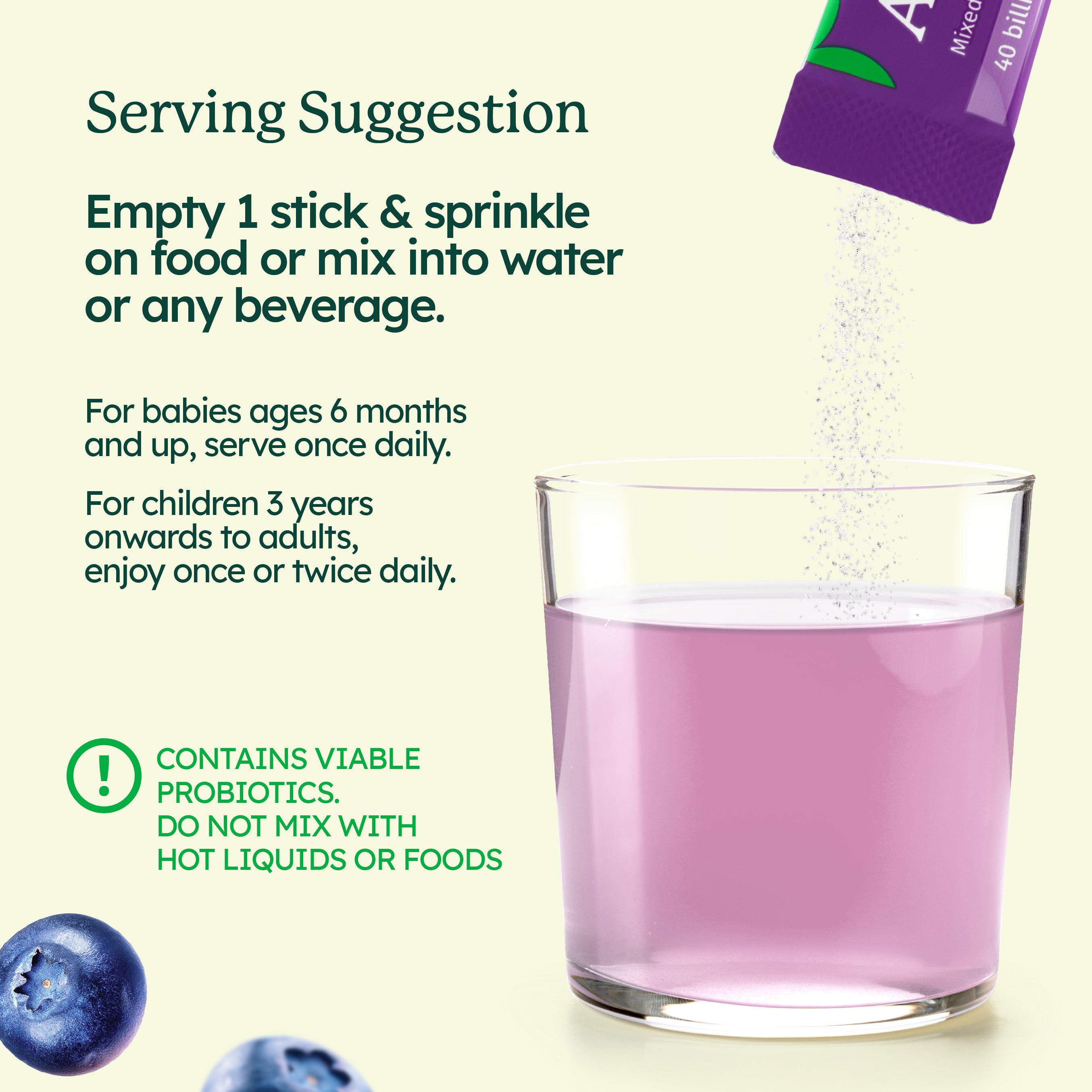 Agy PRO™ Mixed Blueberry Powder + Probiotics