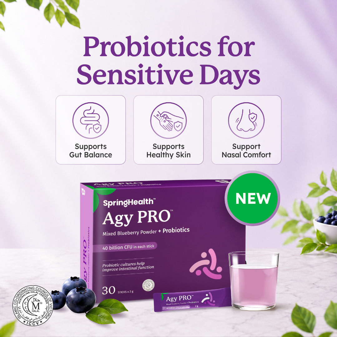 Agy PRO™ Mixed Blueberry Powder + Probiotics