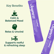 CozyMag Mixed Botanical Peach Drink with Saffron Extract, Lavender Extract, Tart Cherry Extract, Magnesium , L-Theanine