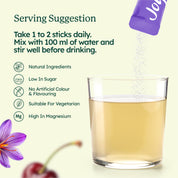 CozyMag Mixed Botanical Peach Drink with Saffron Extract, Lavender Extract, Tart Cherry Extract, Magnesium , L-Theanine