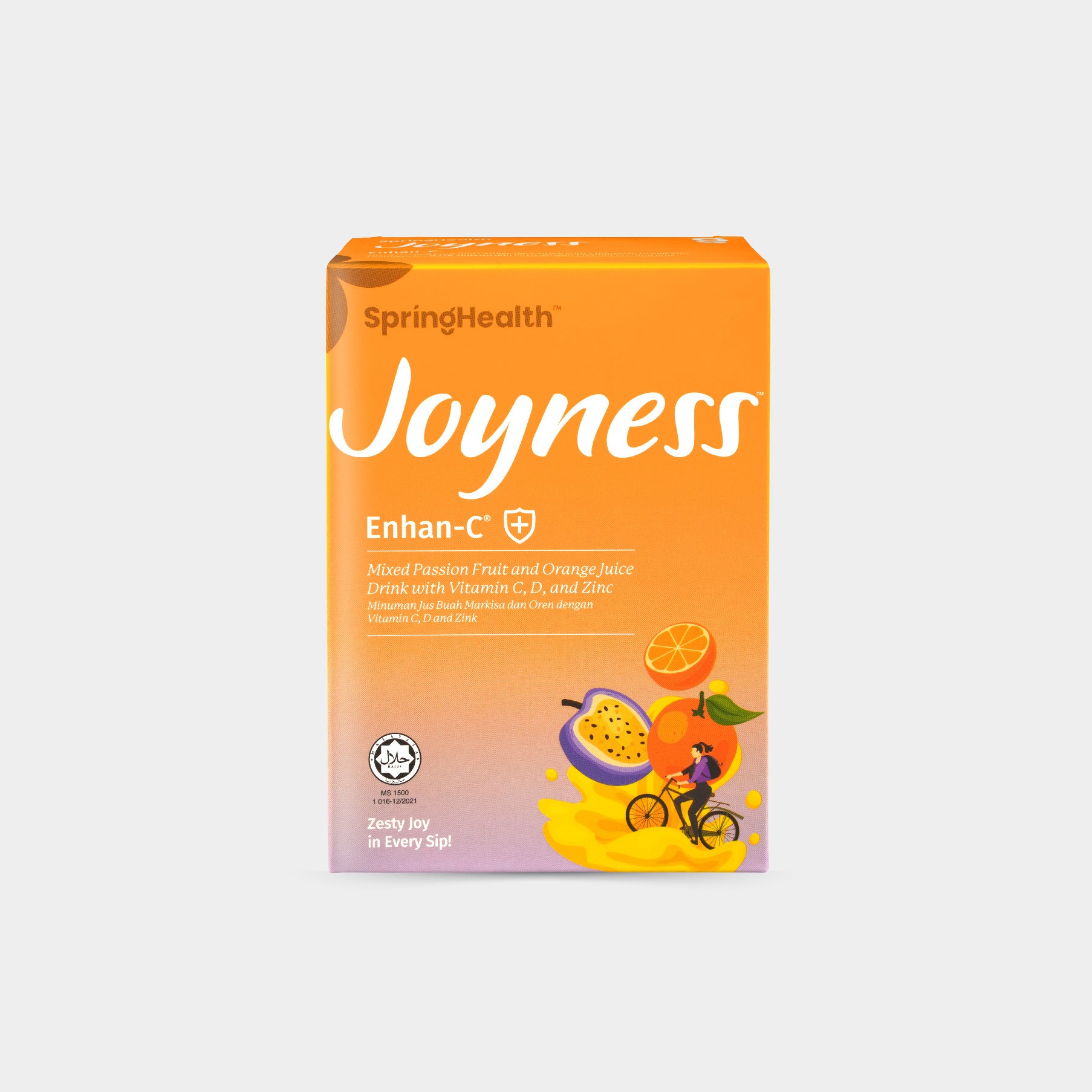Enhan-C® Mixed Passion Fruit and Orange Juice Drink with Vitamin C, D and Zinc (20's)