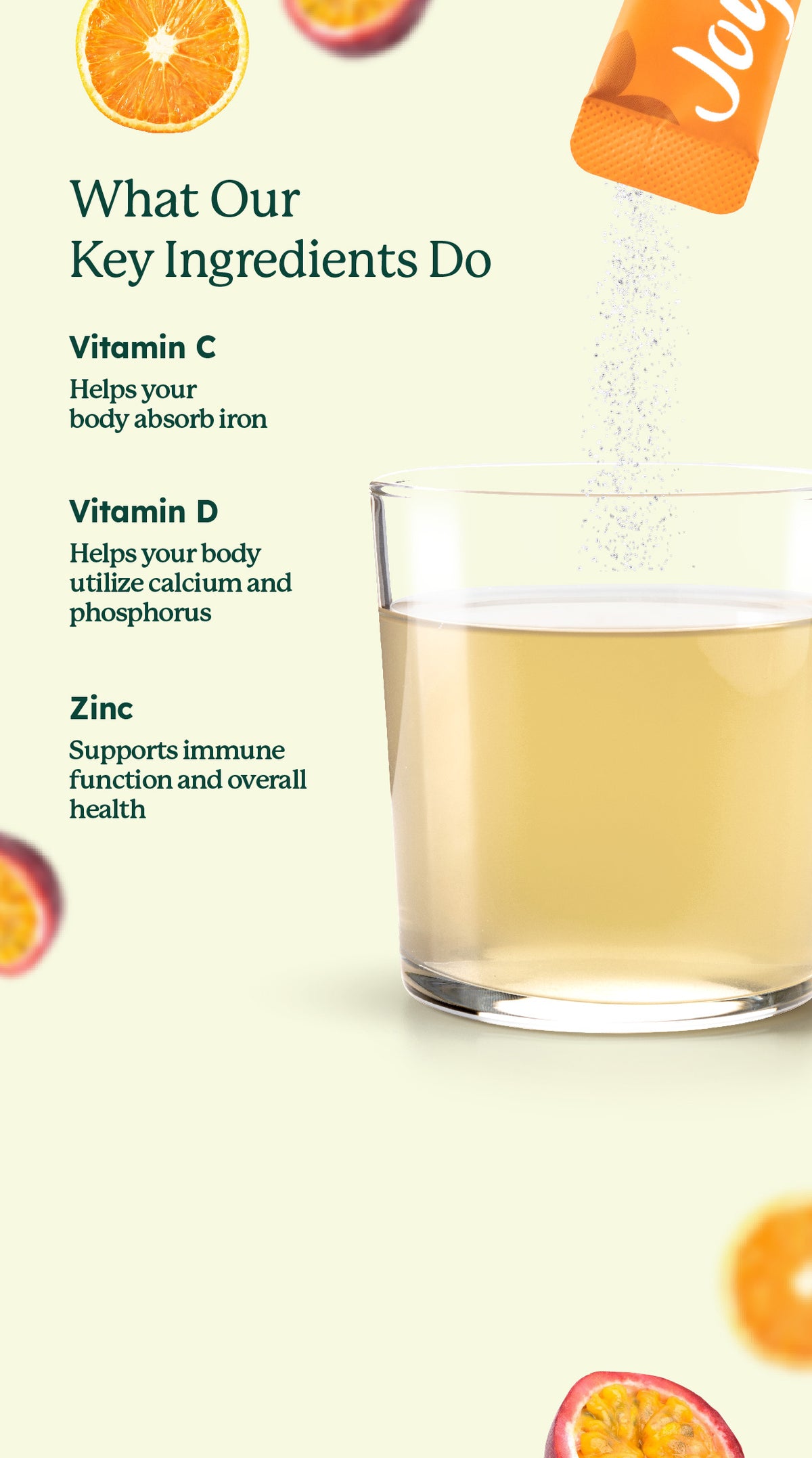 Enhan-C® Mixed Passion Fruit and Orange Juice Drink with Vitamin C, D and Zinc (20's)