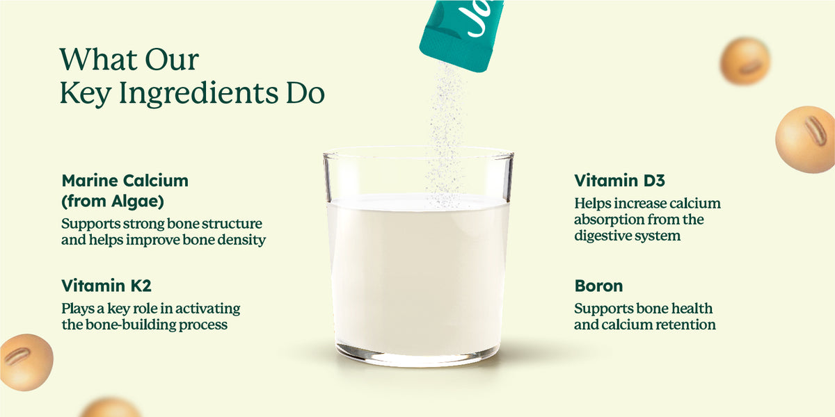 VigaBone® SoyMilk Drink Enriched with Vitamin D3, K2, Calcium & Magnesium (30's)