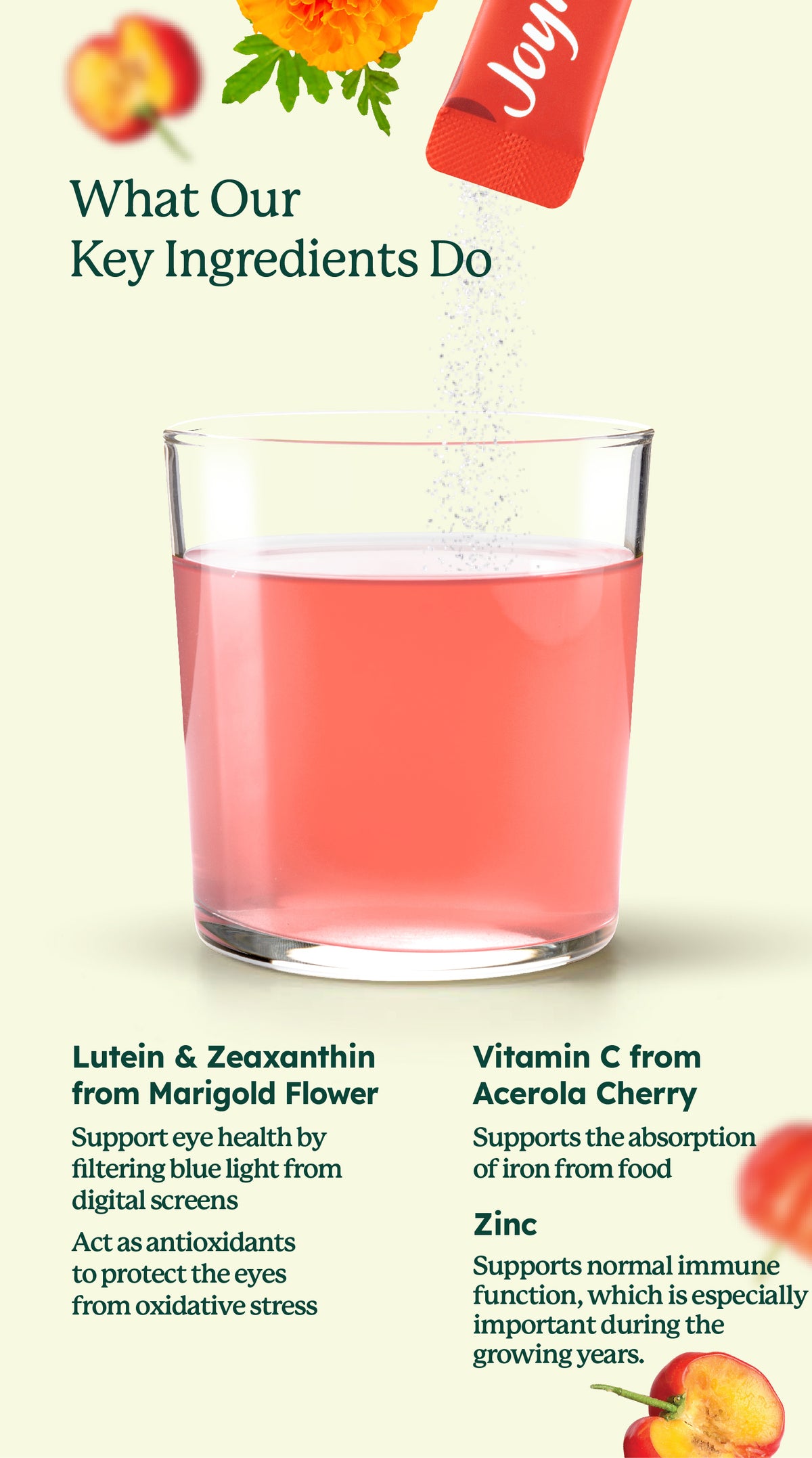 Lutein-C® Plus Mixed Botanical Drink with Acerola & Lutein  (20's)