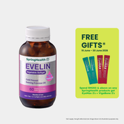 EVELIN® Vegetable Softgel Evening Primrose Oil with Vitamin E (60 Capsules)