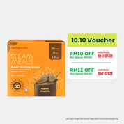 SleamMeals® Creamy Nishio Hojicha Plant Protein Shake (15'S)