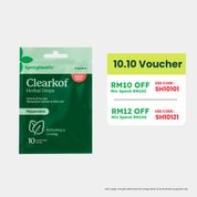 Clearkof Herbal Drops - Peppermint Flavour (10's)