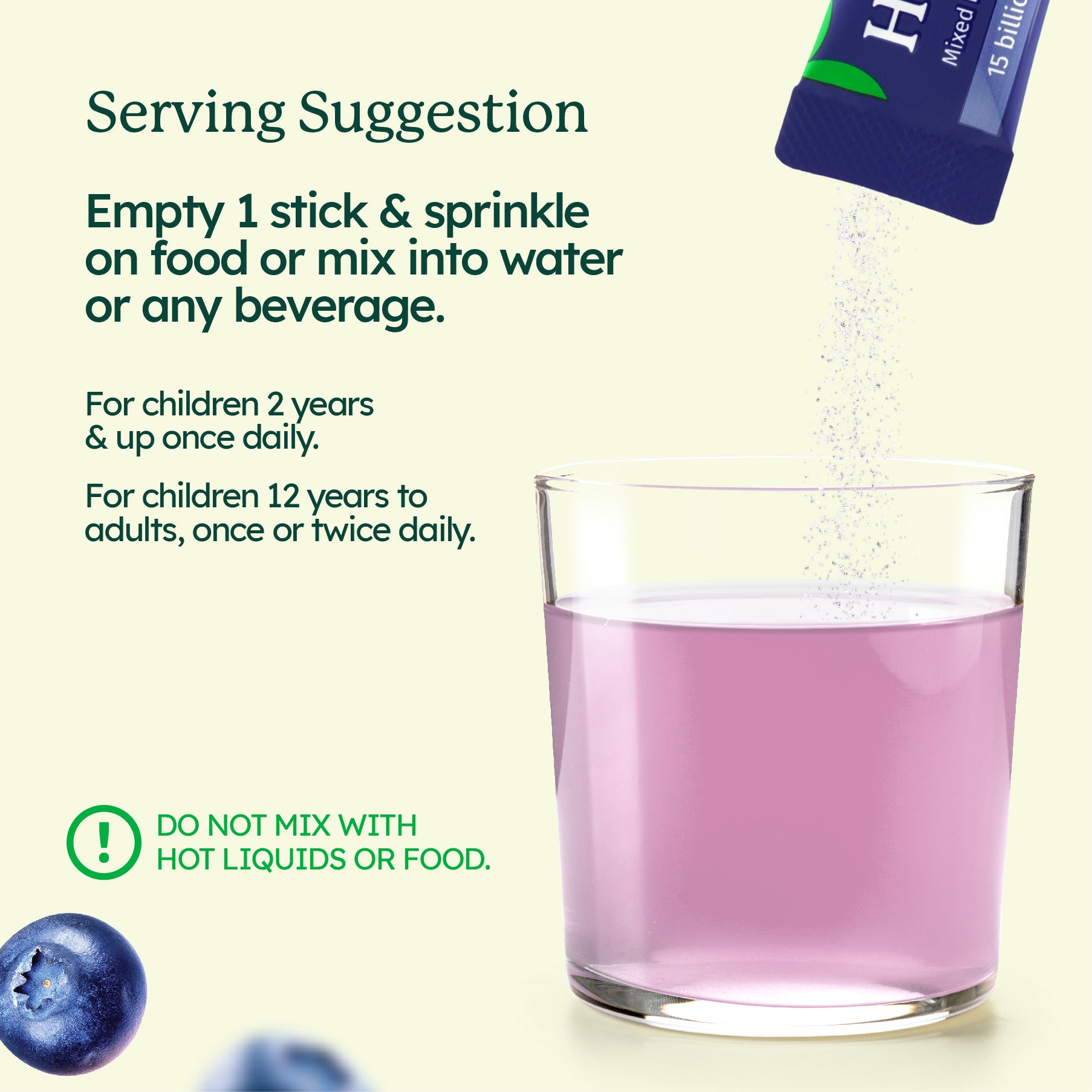 Happy PRO®  Mixed Blueberry Powder + Probiotics (30's)
