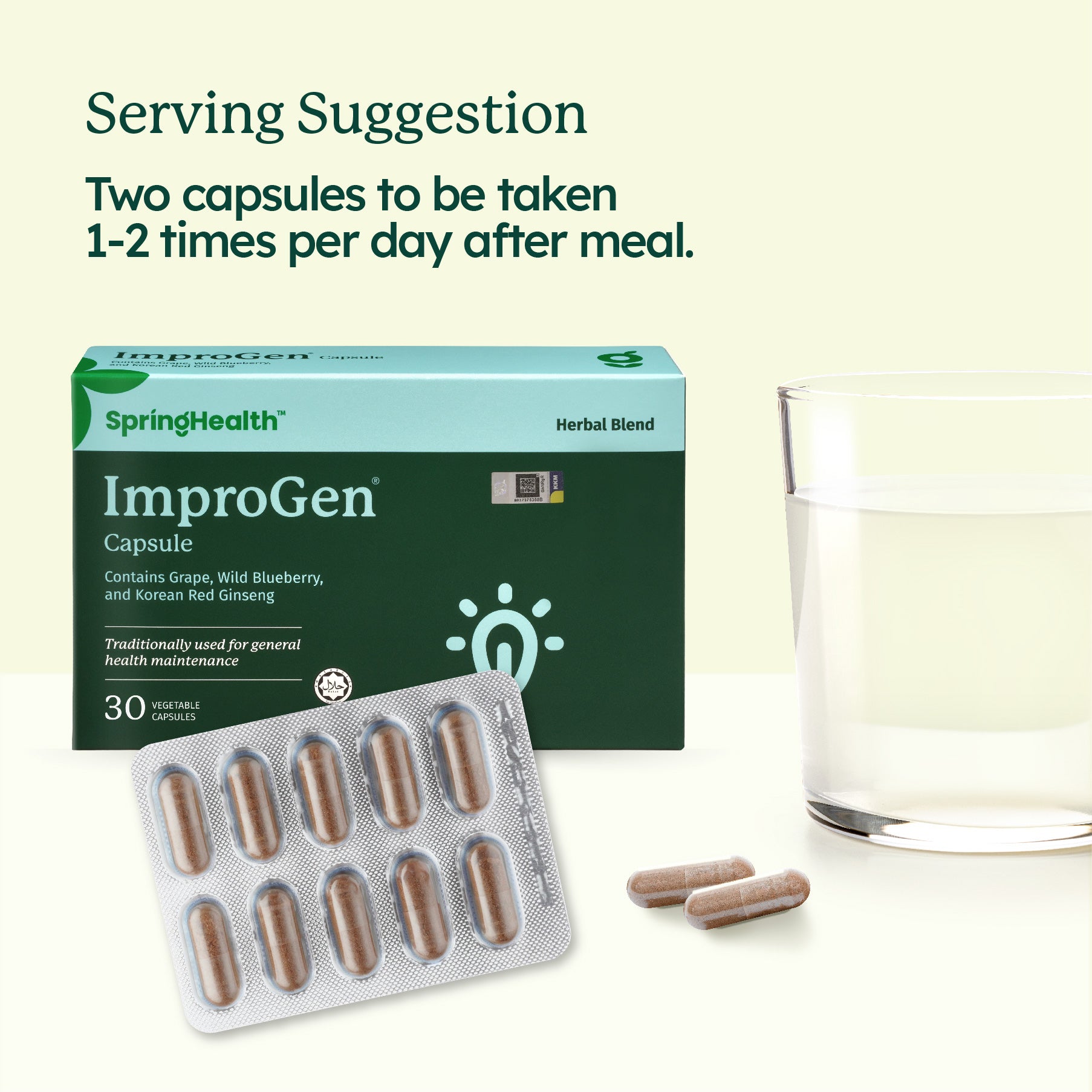 ImproGen® Vegetable Capsules (30'S)