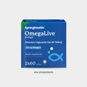 Omegalive® Odourless Fish Oil 1500mg (2x60's)