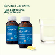 Omegalive® Odourless Fish Oil 1500mg (2x60's)