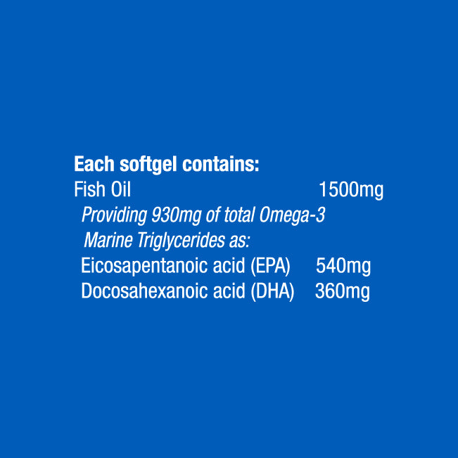 Omegalive® Odourless Fish Oil 1500mg (2x60's)