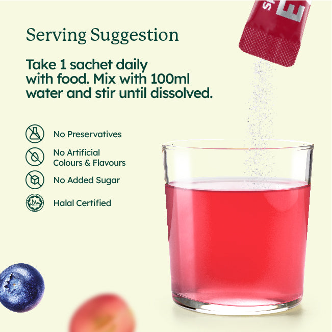 EyeMax® Mixed Botanical Drink with Lutein, Zeaxanthin, Bilberry & Grape Seed (30's)