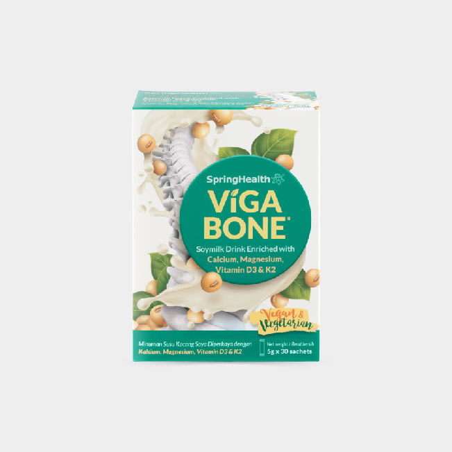 VigaBone® SoyMilk Drink Enriched with Vitamin D3, K2, Calcium & Magnesium (30's)