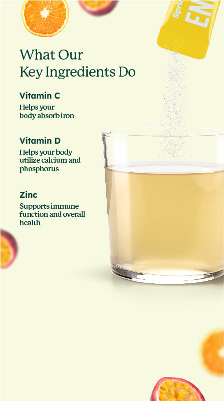 Enhan-C® Mixed Passion Fruit and Orange Juice Drink with Vitamin C, D and Zinc (20's)