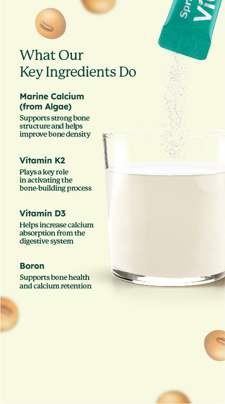 VigaBone® SoyMilk Drink Enriched with Vitamin D3, K2, Calcium & Magnesium (30's)