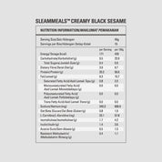 SleamMeals®  Creamy Black Sesame Plant Protein Shake  (15'S)