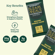 SleamMeals® Arabica Coffee Plant Protein Shake (15's)