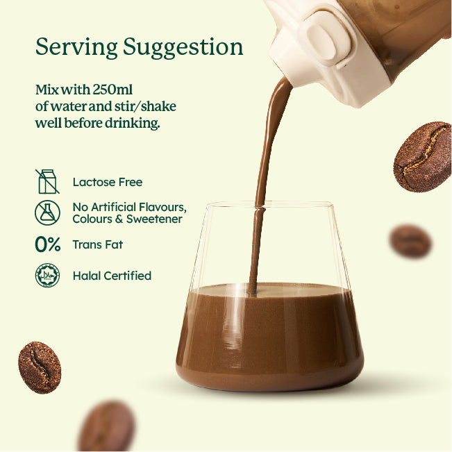 SleamMeals® Arabica Coffee Plant Protein Shake (15's)