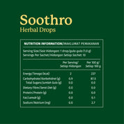 Soothro Herbal Drops - Honey Lemon Mint Flavour (10's)