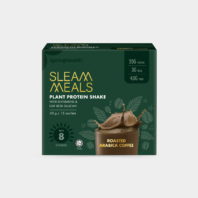 SleamMeals® Arabica Coffee Plant Protein Shake (15's)