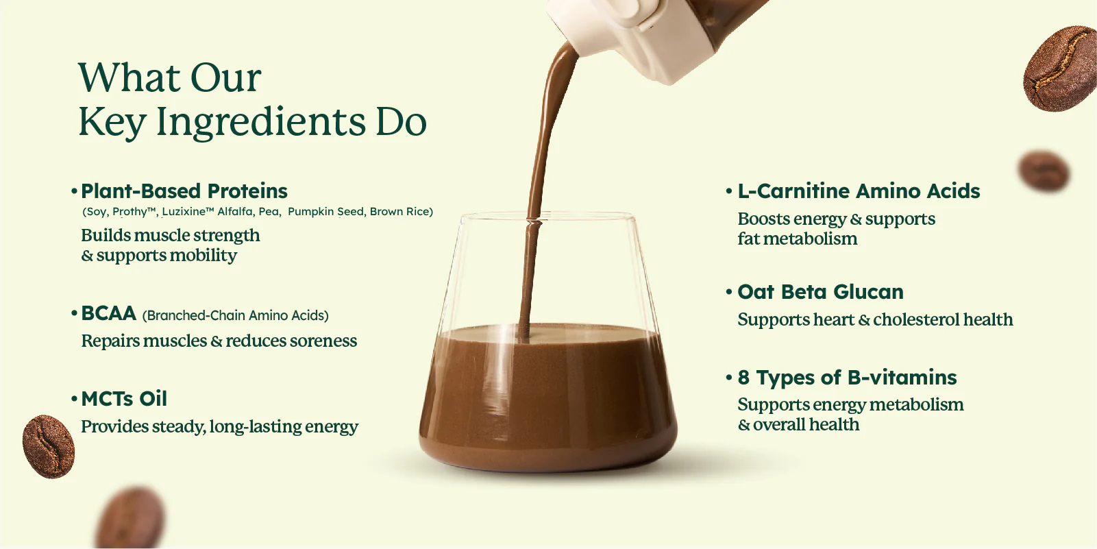 SleamMeals® Arabica Coffee Plant Protein Shake (15's)