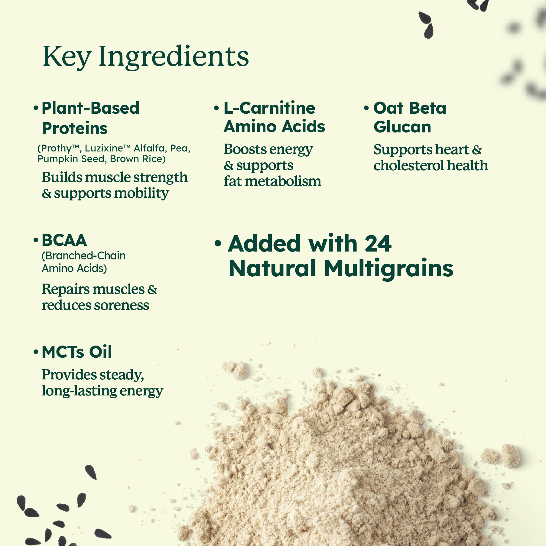 SleamMeals®  Creamy Black Sesame Plant Protein Shake  (15'S)